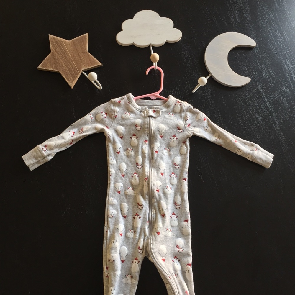 Old Navy Snow Man Sleeper
